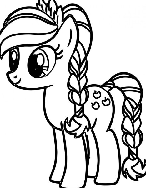 My little Pony раскраска