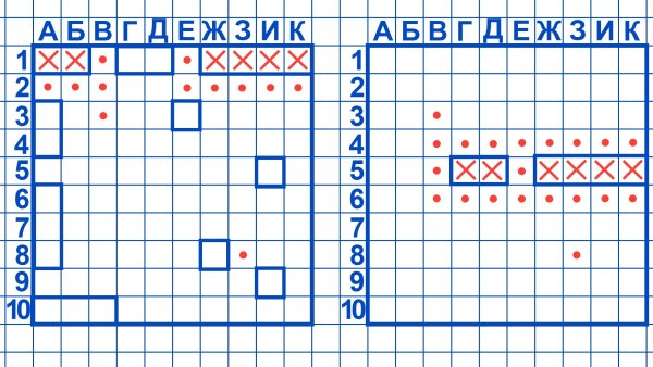 Морской бой корабли игра