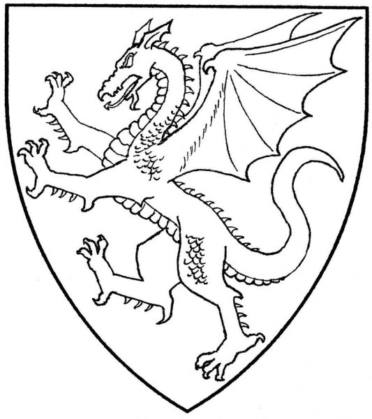 Дракон геральдический (Draco geraldicus)