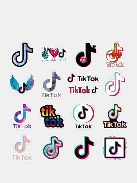 Наклейки для тик тока TIKTOK наклейки