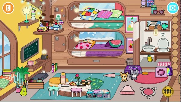 Комнаты в toca World