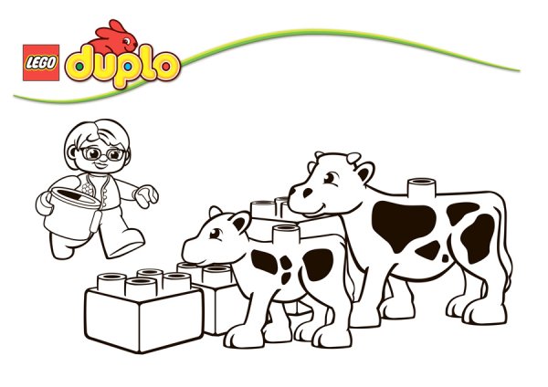 Раскраска LEGO Duplo