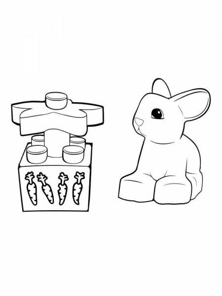 Лего Duplo раскраска