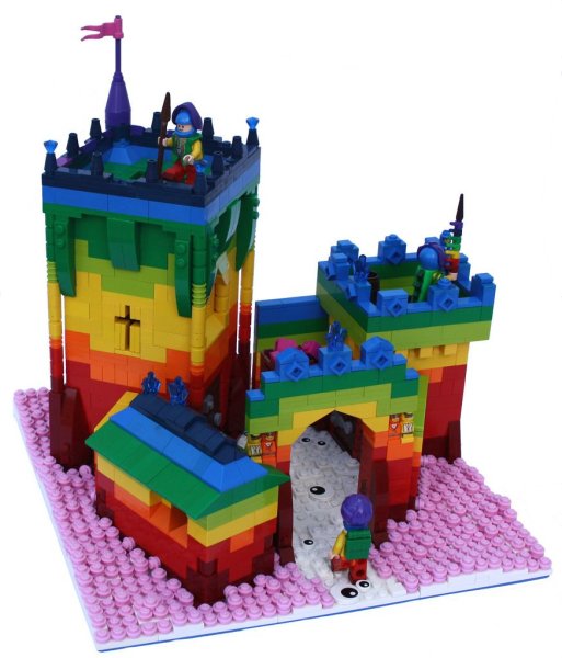 Rainbow Castle замок конструктор