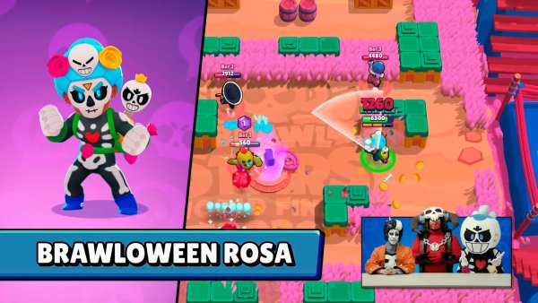 Скины на розу Brawl Stars