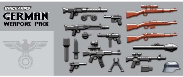 LEGO оружие BRICKARMS вторая мировая война