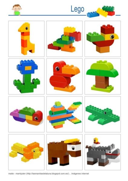 LEGO Duplo схемы сборки