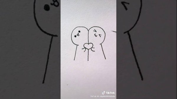 Лёгкие рисунки из тик тока