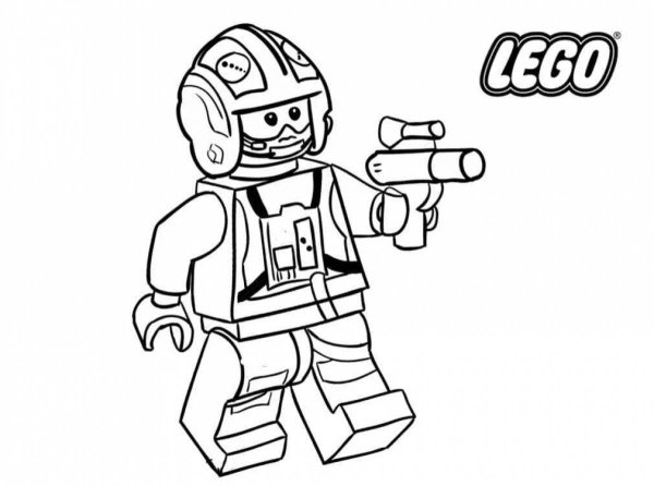 Раскраски LEGO Star Wars