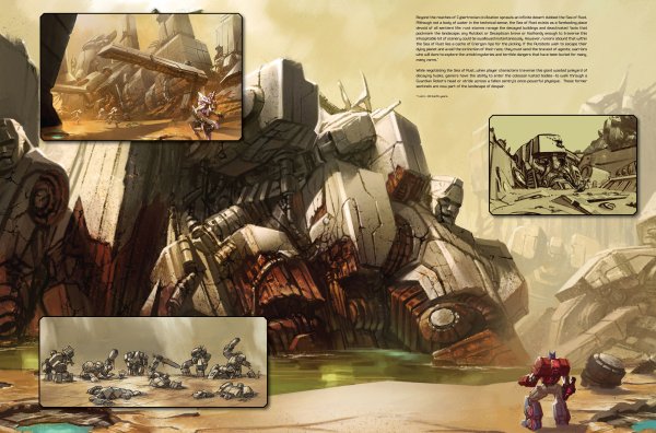 Трансформеры Fall of Cybertron Concept Art