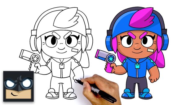 Раскраски Brawl Stars Шелли