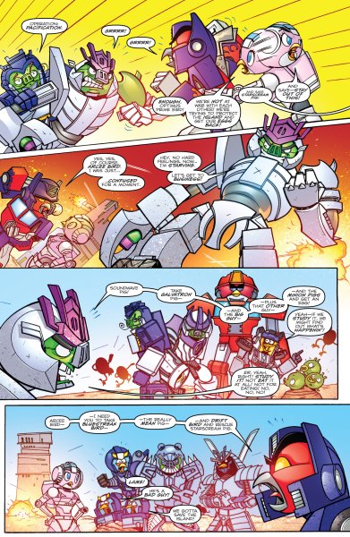 Angry Birds Transformers комиксы