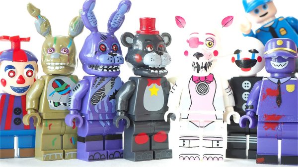 Лего игрушка фантайм Фредди из FNAF 5