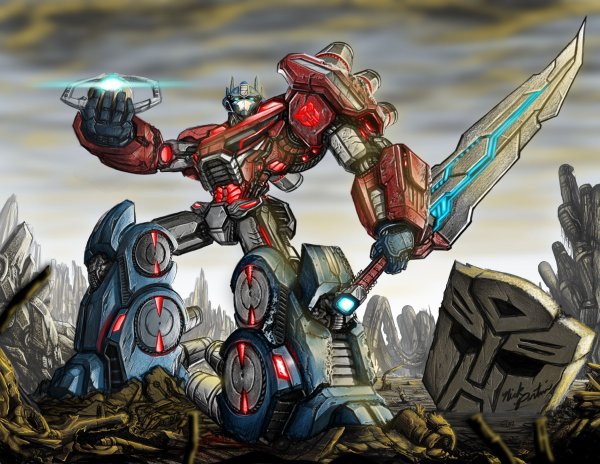 Transformers.Fall of Cybertron Оптимус