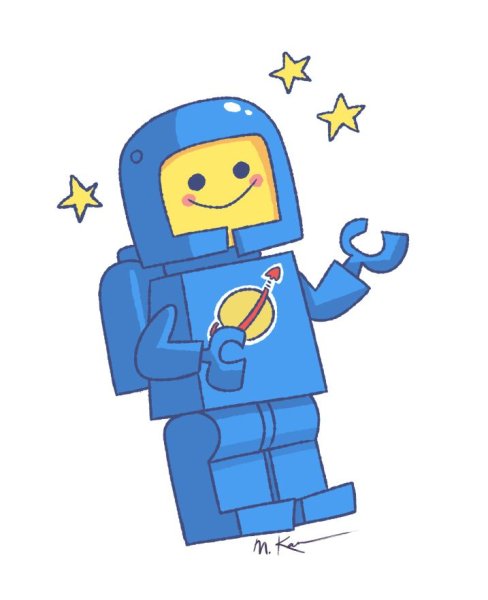 LEGO космонавты вектор