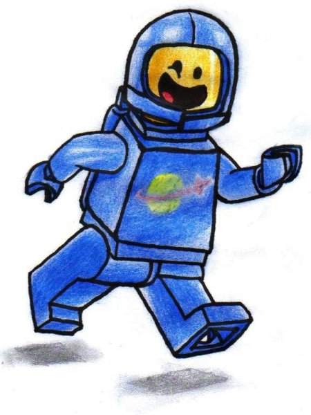 LEGO Benny Art