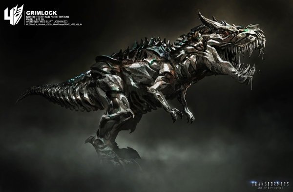 Гримлок трансформер t-Rex