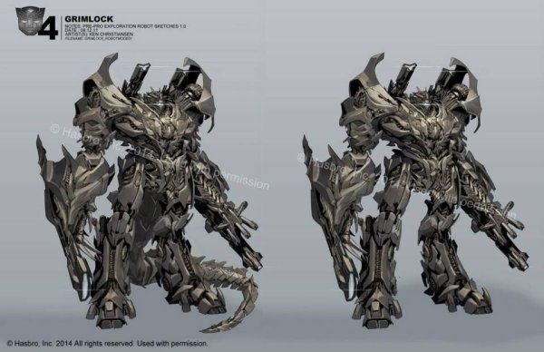 Transformers 2 Concept Art Grimlock