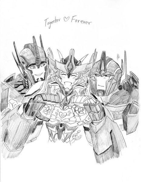 Ultra Magnus and Elita one