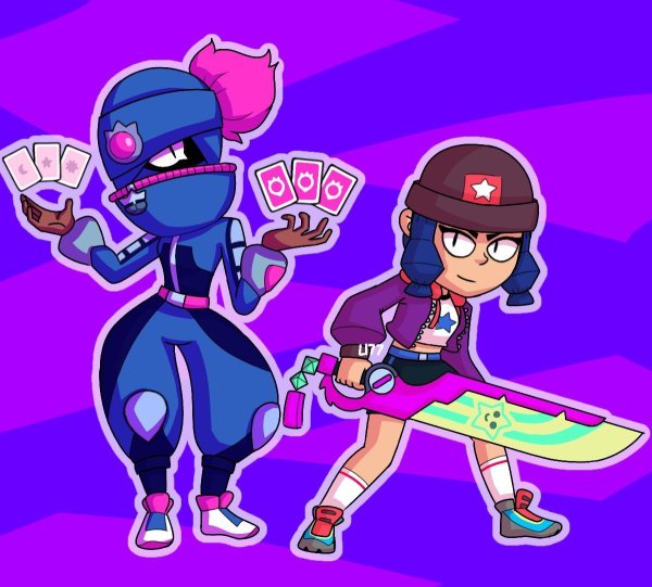 Brawl Stars арт героиня Биби