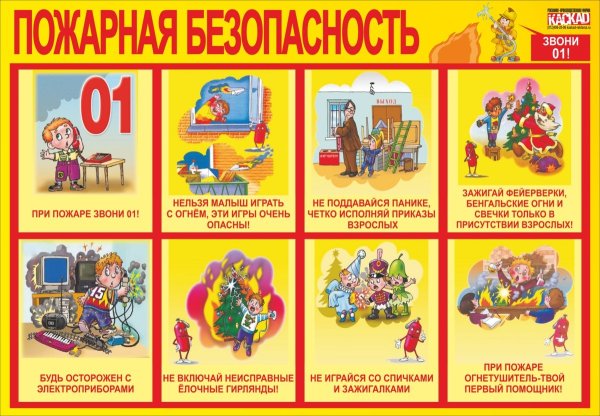 Правила по пожарной безопасности в ДОУ для детей