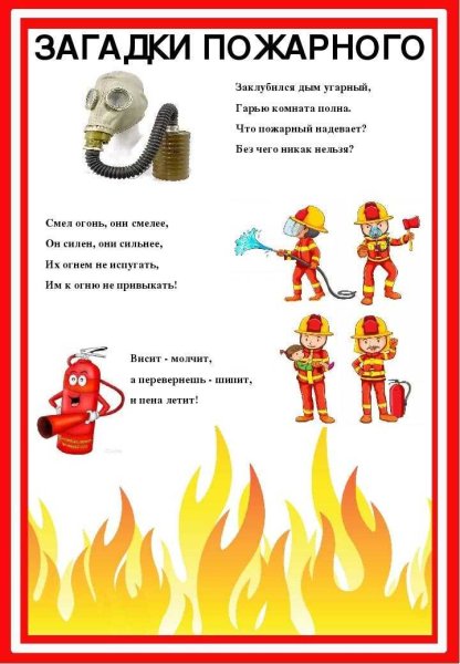 Пожарная безопасность для детей