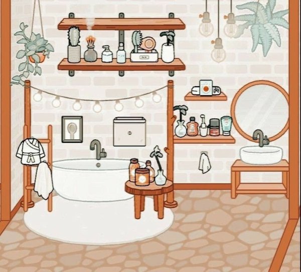 Aesthetic Bathroom toca boca