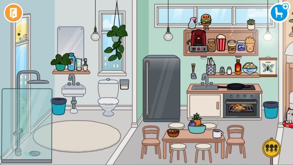 Toca World кухня