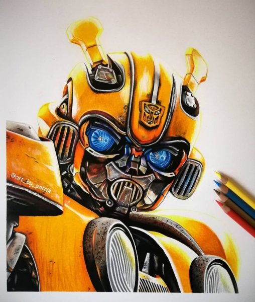 Bumblebee робот трансформер арт