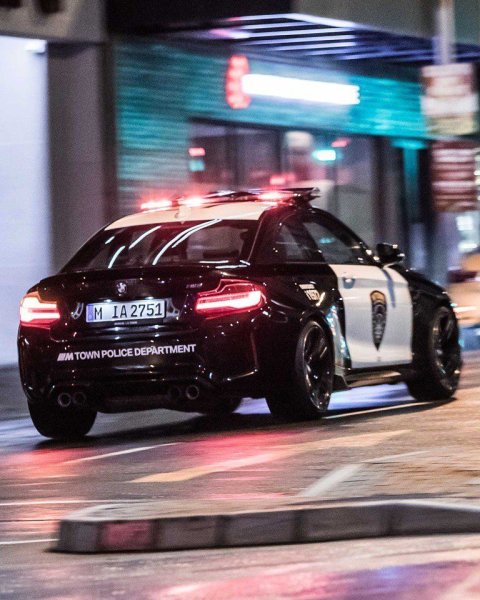 BMW m2 Police American
