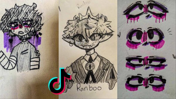Alt Art tik Tok рисунок