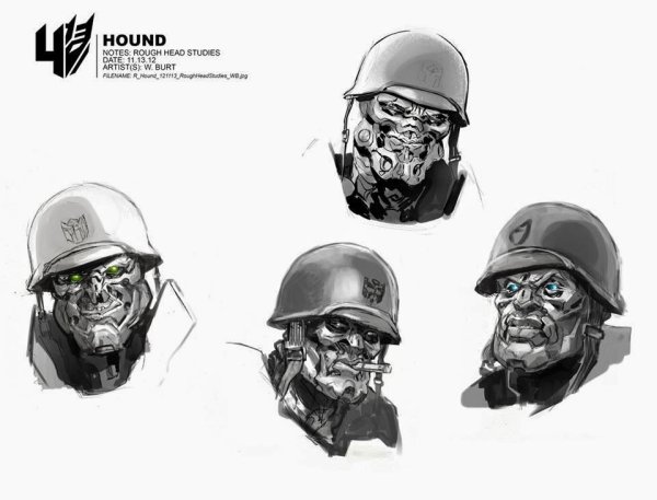 Transformers Hound Concept Art