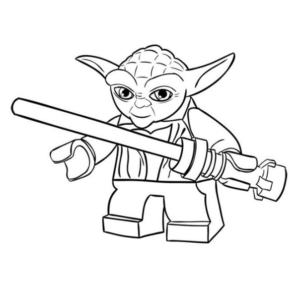 Раскраски LEGO Star Wars