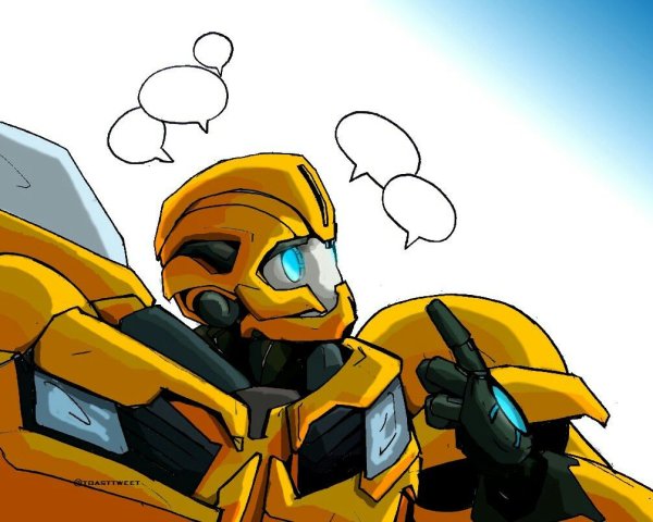Transformers Бамблби Bumblebee Art