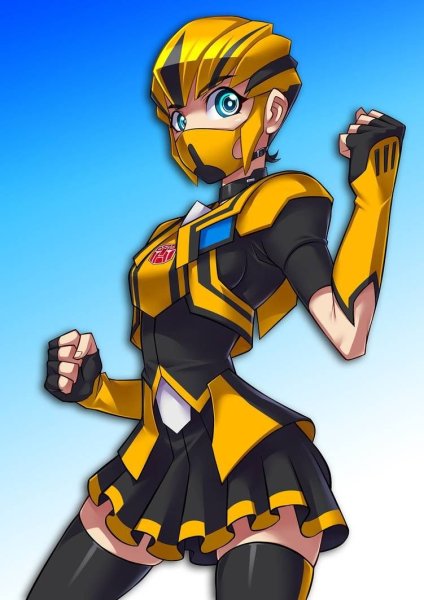 Transformers Бамблби Bumblebee Art