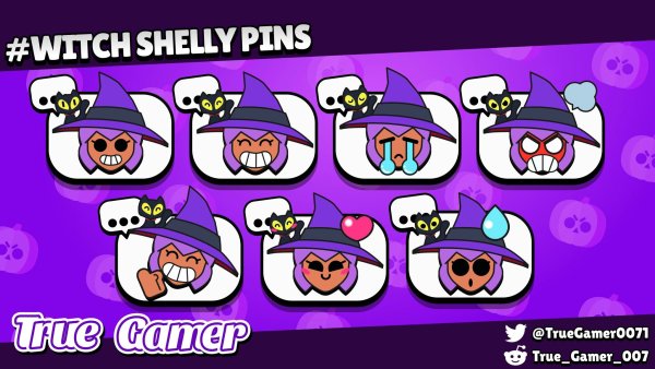 Шелли Brawl Stars пин