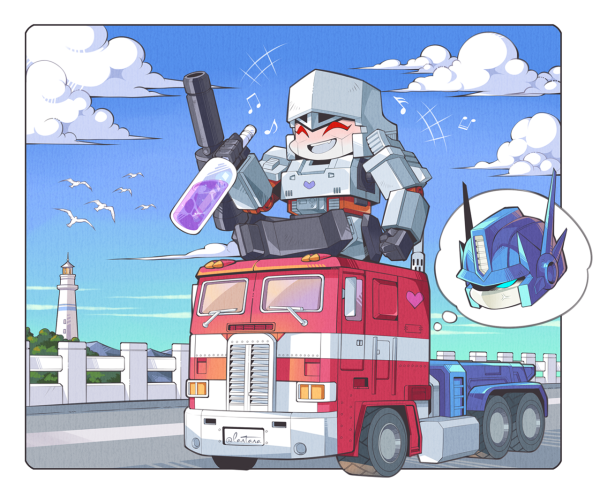 Megatron x Optimus Prime g1