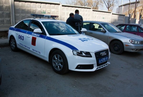 Audi a6 полиция