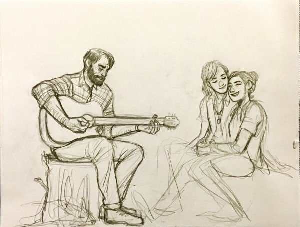 The last of us скетчи Джоэл