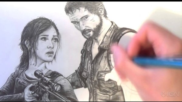 The last of us Джоэл карандашом