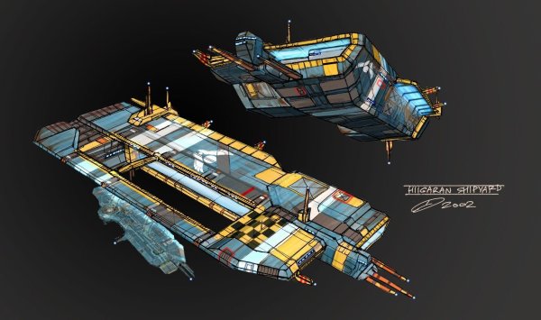 Космические корабли из Homeworld 2
