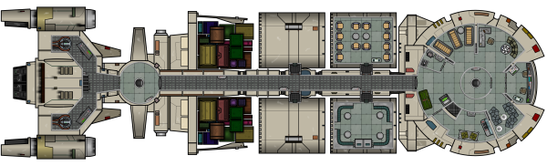 Космический корабль Star Wars Deck Plan