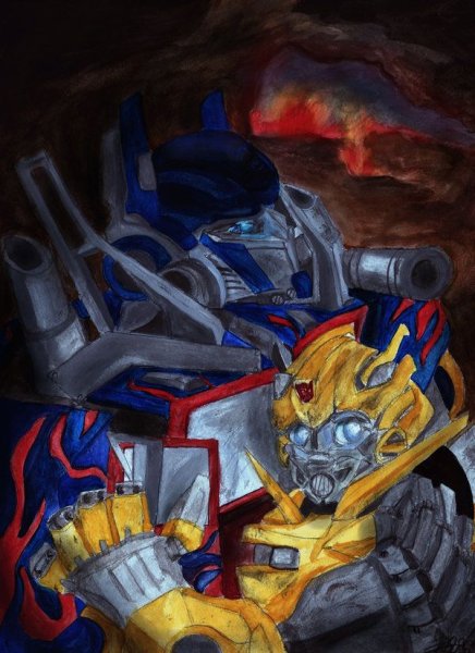 Трансформеры Bumblebee x Optimus Prime