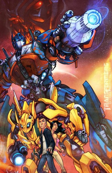 Трансформеры Прайм Bumblebee арт