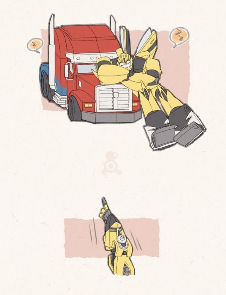Трансформеры Bumblebee x Optimus Prime