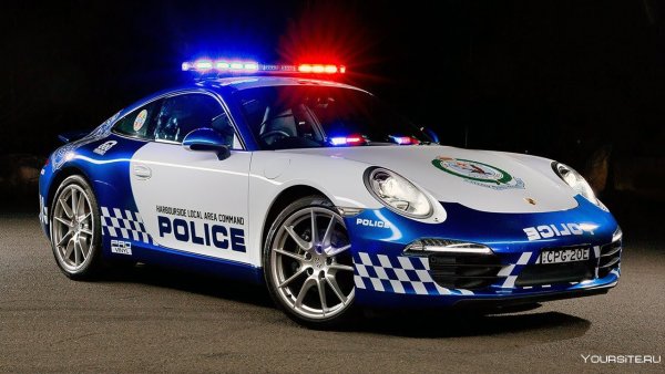 Порше 911 полиция Германия