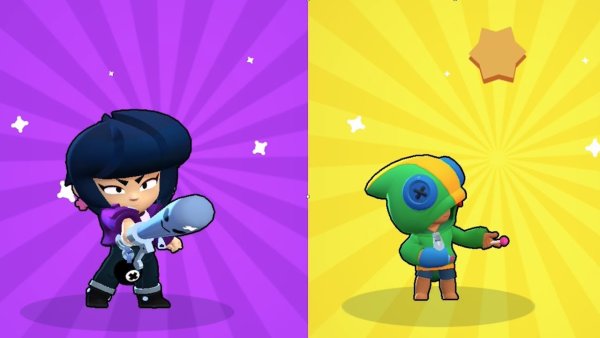 Brawl Stars Леон и би би