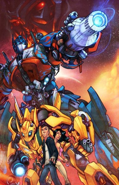 Трансформеры Прайм Bumblebee арт
