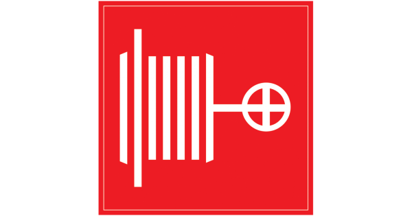 Знак пожарный кран 150х150 самокл.