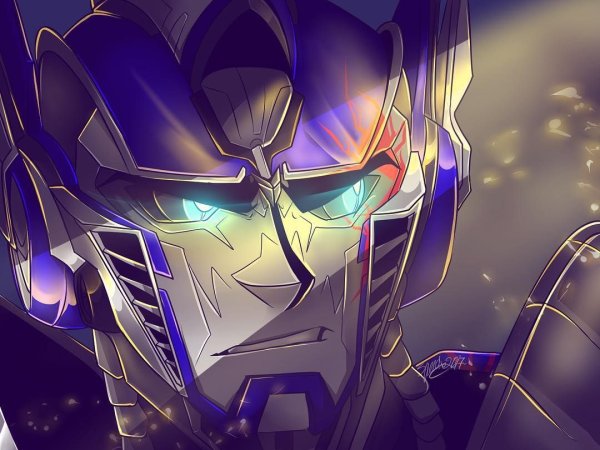 Оптимус Прайм арт tf5